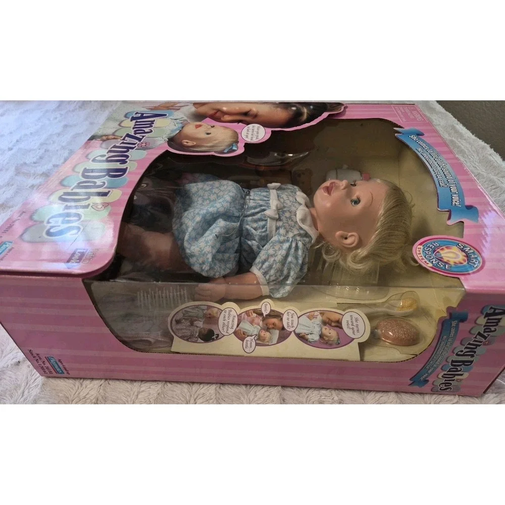 VTG 2000 Playmates Amazing Babies Interactive Doll Access Smart Response System